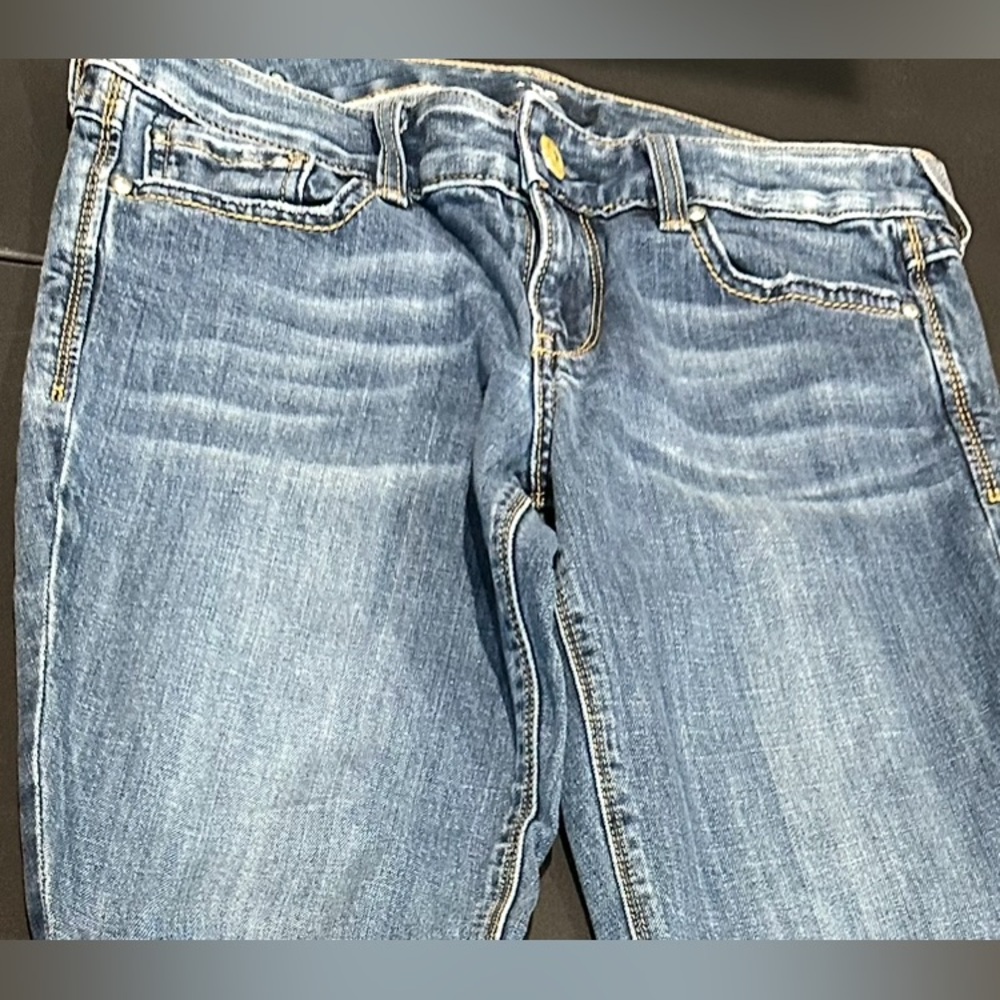 Express Denim Blue Skinny Jeans